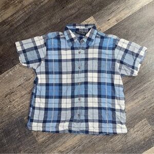 Giselle Apparel Plaid Button Up Shirt
